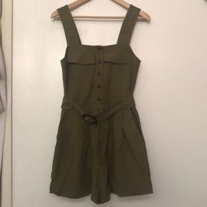 Safari green romper